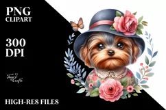 Funny Baby Yorkipoo Clipart Product Image 3