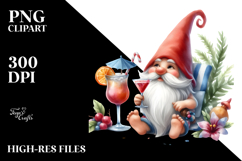 Whimsical Gnome with Cocktail Product Image 2