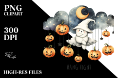 Washed Retro Halloween Image PNG Product Image 2