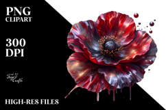 Glossy Poppy | Clipart Product Image 2