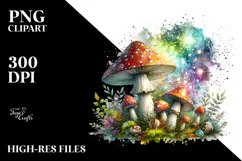 Magical Mushroom, Transparent PNG Product Image 2