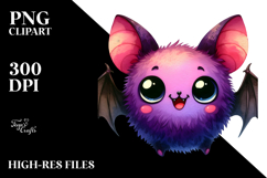 Funny Bat Clipart Product Image 2