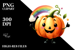 Funny Pumpkin Clipart Product Image 2