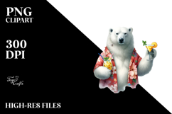 Beachwear Polar Bear PNG Product Image 2
