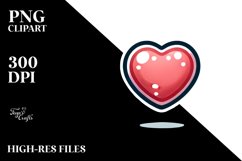 Cartoon Heart, PNG Product Image 2