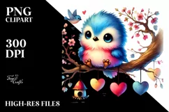 Boho Tree Branch with Hearts, Transparent PNG Product Image 2