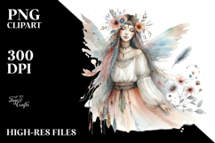 Washed Boho Fairy PNG Product Image 2