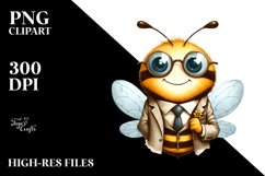cute Bee Portrait Reto es Product Image 2