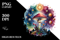 Magical Mushroom Tarot PNG Product Image 2