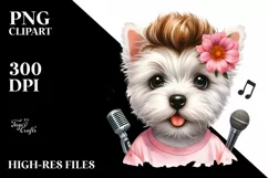 Baby West Highland White Terrier Pop Singer Whimsical | Product Image 3