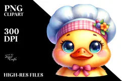 Vibrant Smiling Baby Duck PNG Product Image 2