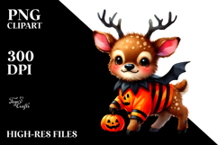 Colorful Elk Baby Halloween | Sublimation Clipart Product Image 2