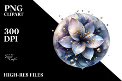 Abstract Glossy Lobelia, Transparent PNG Product Image 2