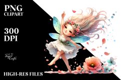 Colorful Fairy Tumbling Petals in Wind | Sublimation | Product Image 3