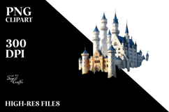 Digital Painting of Castle, Transparent PNG Product Image 2