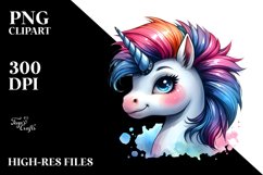 Unicorn Sublimation|Clipart Product Image 3