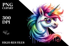 Unicorn Sublimation|Clipart Product Image 1