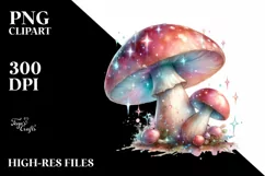 Detailed Shiny Mushroom, Transparent PNG Product Image 1