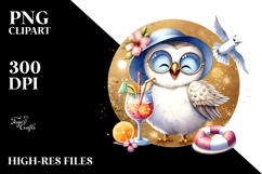 Beachwear Owl PNG Product Image 2