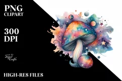 Colorful Magical Mushroom & Hummingbird | Sublimation | Product Image 3