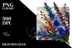 Stained Gardenia, Watercolor PNG Product Image 2