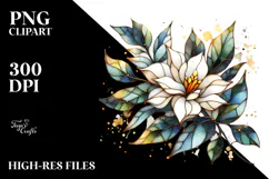 Colorful Gardenia Stained PNG Product Image 2