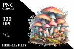 Detailed Mushroom PNG Product Image 3