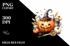 Cute Halloween Pumpkin, High-Res PNG Product Image 3