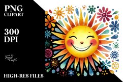 Smiling Sun PNG Product Image 2
