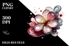 Glossy Cherry Blossom Made of , Transparent PNG Product Image 2