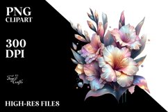Glossy Gladiolus Art | Sublimation | Clipart Product Image 3