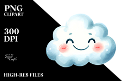 Whimsical Very Simple Cloud PNG Product Image 2