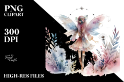 Washed Boho Fairy PNG Product Image 2