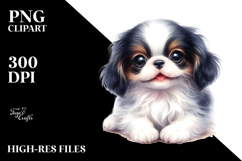 Baby Japanese Chin PNG Product Image 1