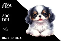 Baby Japanese Chin PNG Product Image 1