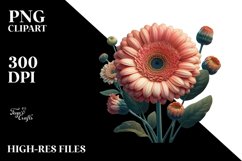 detailed gerbera background Product Image 3
