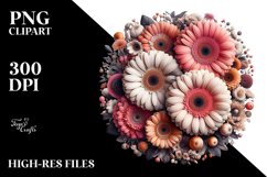 detailed gerbera background Product Image 1