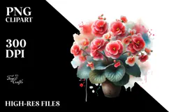 Begonia Design, Transparent PNG Product Image 2