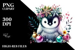 Adorned Baby Penguin PNG Product Image 2