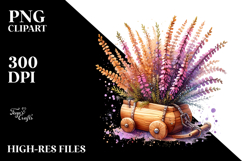 Detailed Wooden Made Shiny Heather Splash | Sublimation Product Image 2