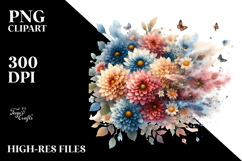 Vibrant Flower Painting, Transparent PNG Product Image 2