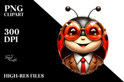 Stylish Ladybug Clipart Product Image 2