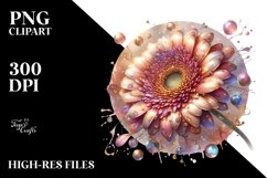 Shiny -Like Gerbera | Clipart Product Image 1