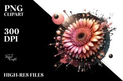 Shiny Gerbera Watercolor Product Image 3