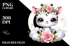 BabyUnicorn Animal Print Clipart Product Image 1