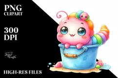 Colorful Baby Hummingbird Clipart Product Image 1
