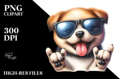 Detailed Puppy Watercolor | Clipart Product Image 2