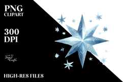 Washed Whimsical Star, Transparent PNG Product Image 2