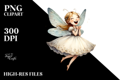Vintage Excited Fairy PNG Product Image 2