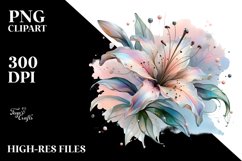 Glossy Transparent Lily, Transparent PNG Product Image 1